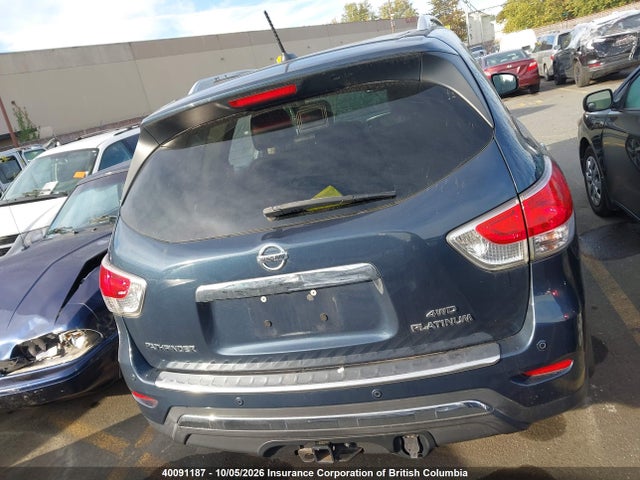 2014 Nissan Pathfinder S/sv/sl/platinum მანქანა იყიდება აუქციონზე, vin: 5N1AR2MM1EC719035, აუქციონის ნომერი: 40091187
