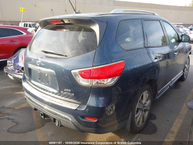 2014 Nissan Pathfinder S/sv/sl/platinum მანქანა იყიდება აუქციონზე, vin: 5N1AR2MM1EC719035, აუქციონის ნომერი: 40091187
