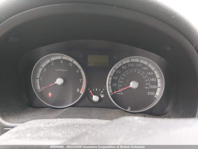 Продаж на аукціоні авто 2009 Hyundai Accent Gls, vin: KMHCN45C29U344844, номер лоту: 40088986
