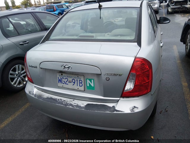 Продаж на аукціоні авто 2009 Hyundai Accent Gls, vin: KMHCN45C29U344844, номер лоту: 40088986