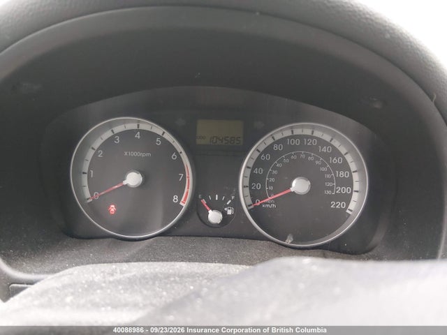 Продаж на аукціоні авто 2009 Hyundai Accent Gls, vin: KMHCN45C29U344844, номер лоту: 40088986