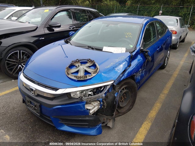 2016 Honda Civic Lx მანქანა იყიდება აუქციონზე, vin: 2HGFC2F53GH033484, აუქციონის ნომერი: 40086384