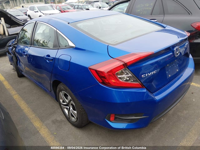 2016 Honda Civic Lx მანქანა იყიდება აუქციონზე, vin: 2HGFC2F53GH033484, აუქციონის ნომერი: 40086384