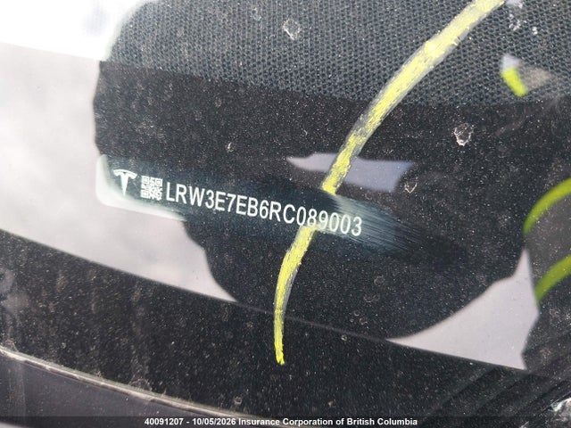 LRW3E7EB6RC089003 Tesla MODEL 3