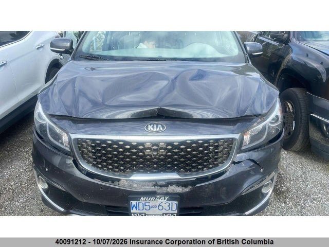 Продажа на аукционе авто 2017 Kia Sedona Sxl/sxl+, vin: KNDME5C16H6262456, номер лота: 40091212