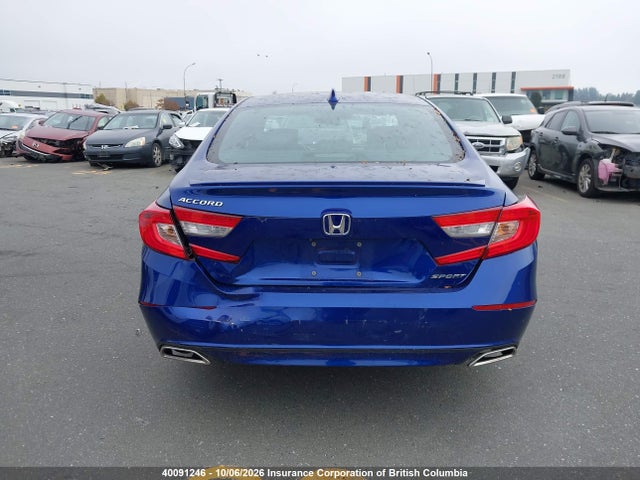 Продажа на аукционе авто 2018 Honda Accord Sport, vin: 1HGCV1F38JA806767, номер лота: 40091246
