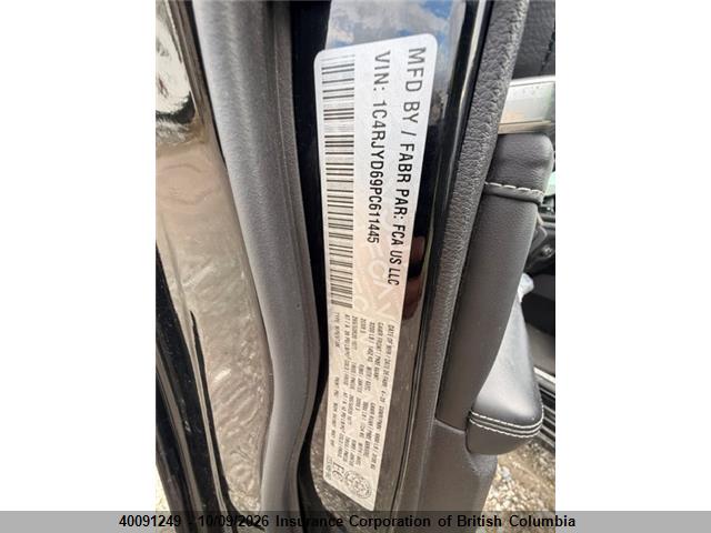Aukcja sprzedaży 2023 Jeep Grand Cherokee Overland 4xe, vin: 1C4RJYD69PC611445, numer aukcji: 40091249