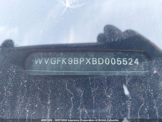 Aukcja sprzedaży 2011 Volkswagen Touareg V6 Tdi, vin: WVGFK9BPXBD005524, numer aukcji: 40091269