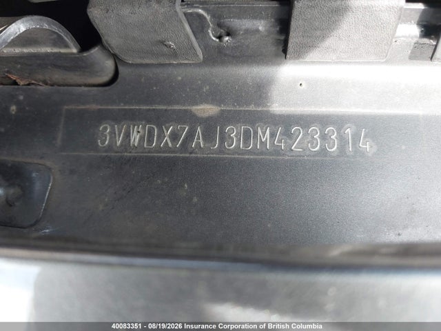 Продажа на аукционе авто 2013 Volkswagen Jetta Se, vin: 3VWDX7AJ3DM423314, номер лота: 40083351