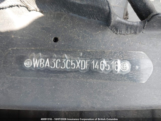 40091316 :رقم المزاد ، WBA3C3C5XDF146516 vin ، 2013 Bmw 320i مزاد بيع