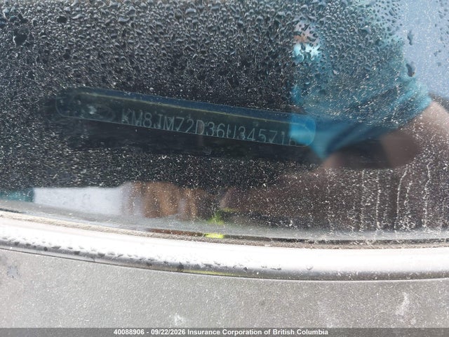 40088906 :رقم المزاد ، KM8JM72D36U345716 vin ، 2006 Hyundai Tucson Gl مزاد بيع