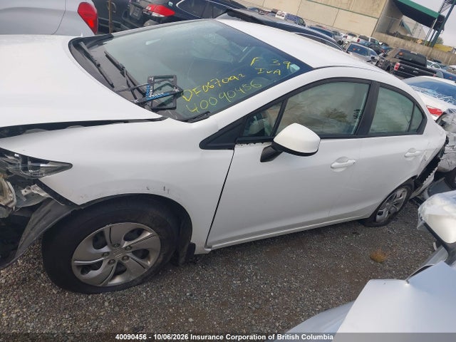 2013 Honda Civic Lx მანქანა იყიდება აუქციონზე, vin: 2HGFB2F47DH029878, აუქციონის ნომერი: 40090456