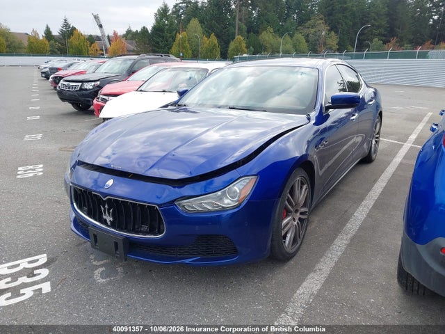 Продаж на аукціоні авто 2015 Maserati Ghibli S/q4, vin: ZAM57RTA3F1150550, номер лоту: 40091357