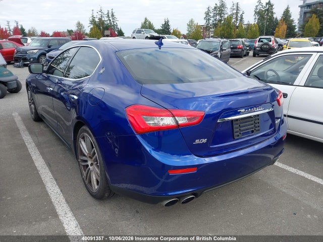 Продаж на аукціоні авто 2015 Maserati Ghibli S/q4, vin: ZAM57RTA3F1150550, номер лоту: 40091357