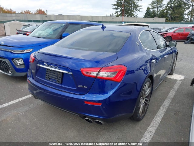 Продаж на аукціоні авто 2015 Maserati Ghibli S/q4, vin: ZAM57RTA3F1150550, номер лоту: 40091357