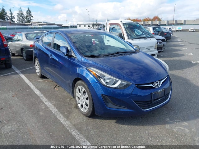 2016 Hyundai Elantra Se/sport/limited მანქანა იყიდება აუქციონზე, vin: 5NPDH4AE8GH678214, აუქციონის ნომერი: 40091376