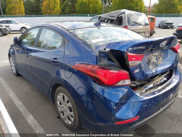 2016 Hyundai Elantra Se/sport/limited მანქანა იყიდება აუქციონზე, vin: 5NPDH4AE8GH678214, აუქციონის ნომერი: 40091376