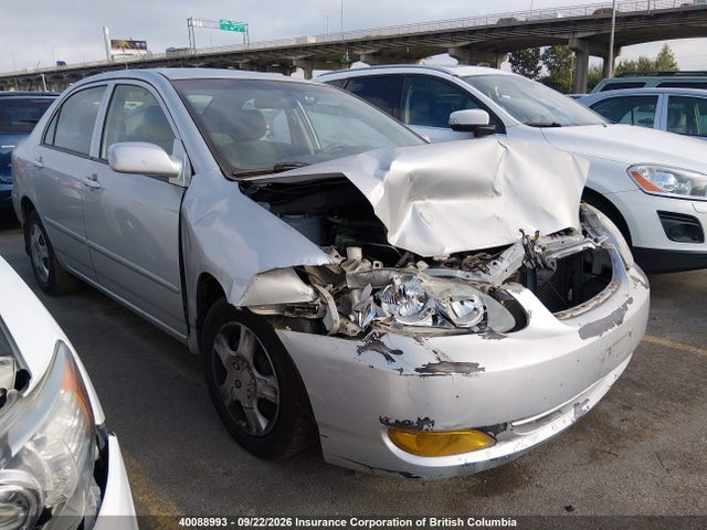 2006 Toyota Corolla Ce/le/s მანქანა იყიდება აუქციონზე, vin: 2T1BR32E36C683299, აუქციონის ნომერი: 40088993