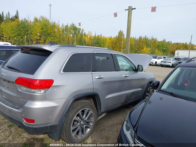 Aukcja sprzedaży 2018 Jeep Grand Cherokee Limited, vin: 1C4RJFBG5JC510510, numer aukcji: 40089821