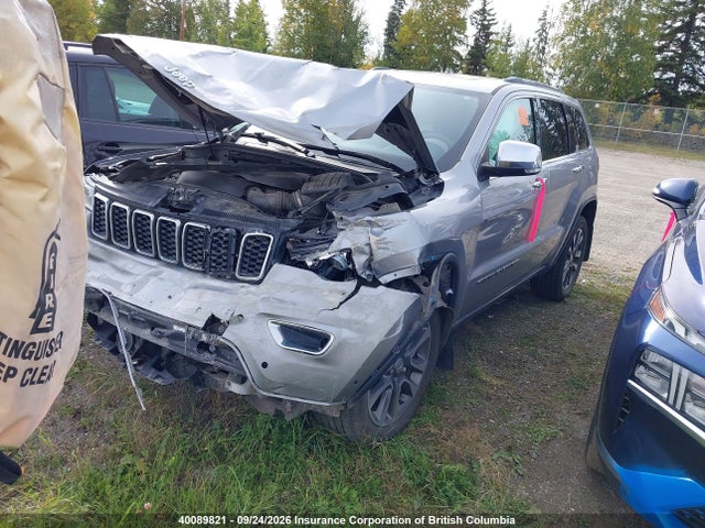 Aukcja sprzedaży 2018 Jeep Grand Cherokee Limited, vin: 1C4RJFBG5JC510510, numer aukcji: 40089821