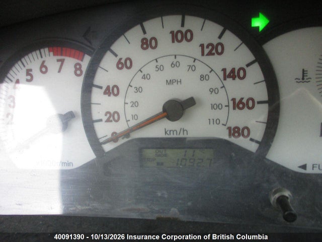 40091390 :رقم المزاد ، 2T1BR32EX3C729268 vin ، 2003 Toyota Corolla Ce/le/s مزاد بيع