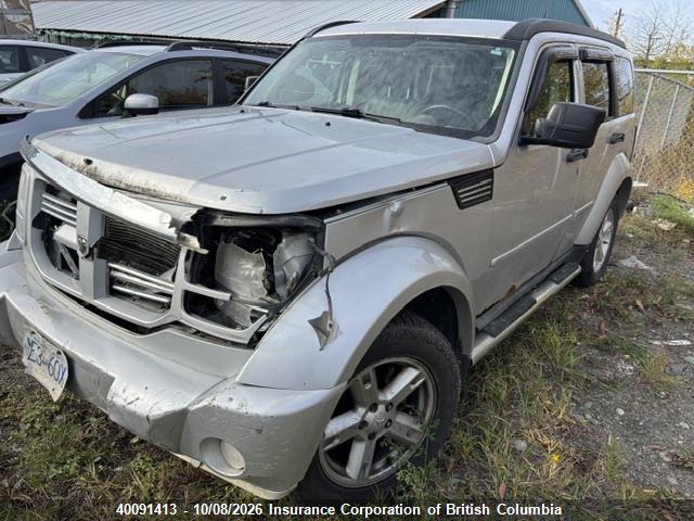 40091413 :رقم المزاد ، 1D4PU5GK3AW102370 vin ، 2010 Dodge Nitro Sxt مزاد بيع