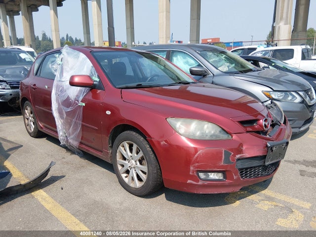Aukcja sprzedaży 2008 Mazda 3 Hatchback, vin: JM1BK343781169981, numer aukcji: 40081240