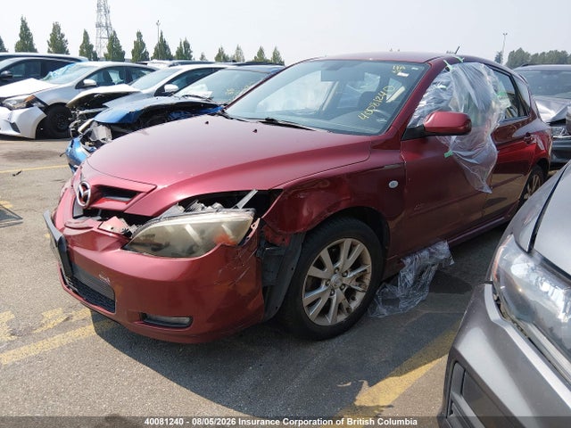 Aukcja sprzedaży 2008 Mazda 3 Hatchback, vin: JM1BK343781169981, numer aukcji: 40081240