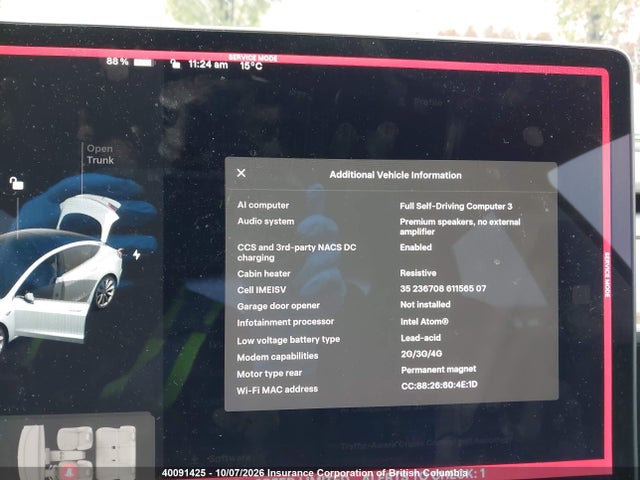 5YJ3E1EA0LF789875 Tesla MODEL 3