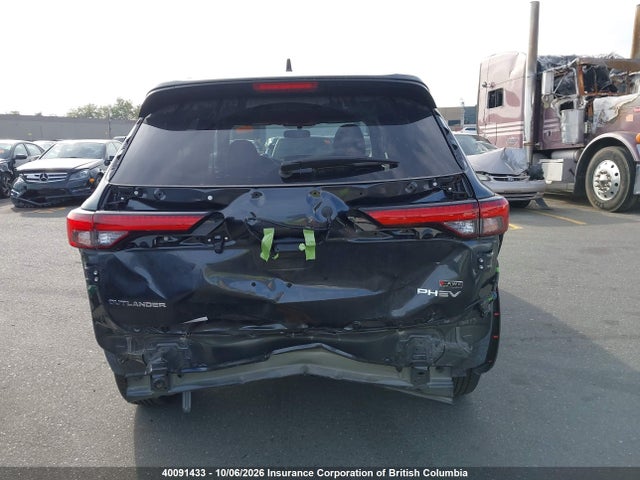 40091433 :رقم المزاد ، JA4T5VA93SZ605681 vin ، 2025 Mitsubishi Outlander Plug-in Hybrid Le/se S-awc/sel S-awc مزاد بيع