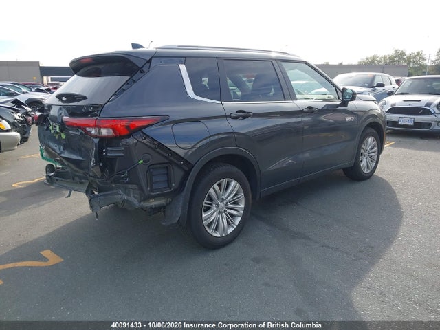40091433 :رقم المزاد ، JA4T5VA93SZ605681 vin ، 2025 Mitsubishi Outlander Plug-in Hybrid Le/se S-awc/sel S-awc مزاد بيع