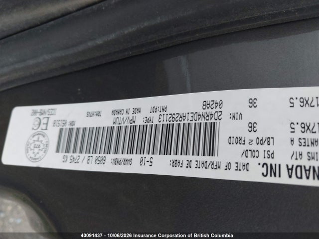 Продажа на аукционе авто 2010 Dodge Grand Caravan Se, vin: 2D4RN4DE1AR292113, номер лота: 40091437