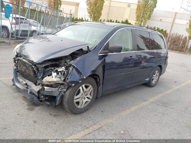 2005 Honda Odyssey Exl მანქანა იყიდება აუქციონზე, vin: 5FNRL38775B501557, აუქციონის ნომერი: 40091441