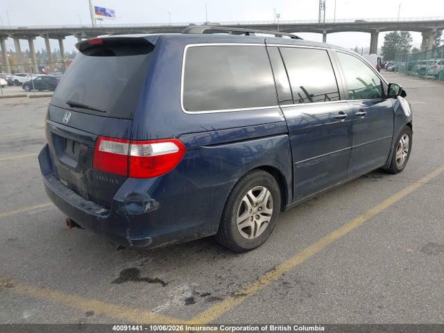 2005 Honda Odyssey Exl მანქანა იყიდება აუქციონზე, vin: 5FNRL38775B501557, აუქციონის ნომერი: 40091441