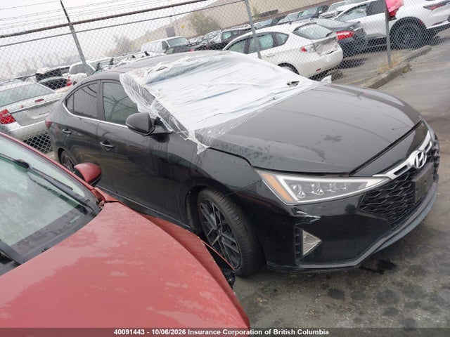 2020 Hyundai Elantra Sport მანქანა იყიდება აუქციონზე, vin: KMHD04LB5LU062881, აუქციონის ნომერი: 40091443