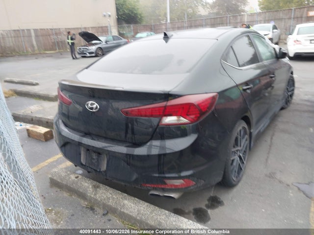 2020 Hyundai Elantra Sport მანქანა იყიდება აუქციონზე, vin: KMHD04LB5LU062881, აუქციონის ნომერი: 40091443