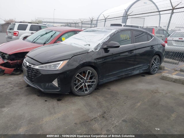 2020 Hyundai Elantra Sport მანქანა იყიდება აუქციონზე, vin: KMHD04LB5LU062881, აუქციონის ნომერი: 40091443