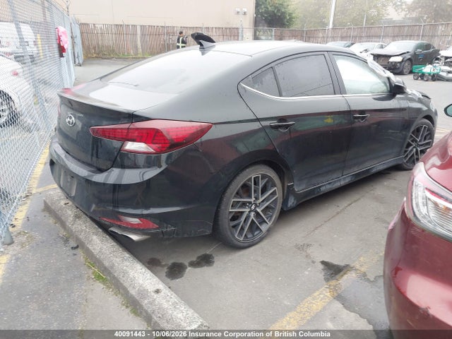 2020 Hyundai Elantra Sport მანქანა იყიდება აუქციონზე, vin: KMHD04LB5LU062881, აუქციონის ნომერი: 40091443