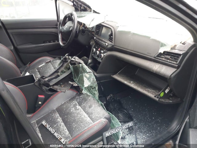 2020 Hyundai Elantra Sport მანქანა იყიდება აუქციონზე, vin: KMHD04LB5LU062881, აუქციონის ნომერი: 40091443