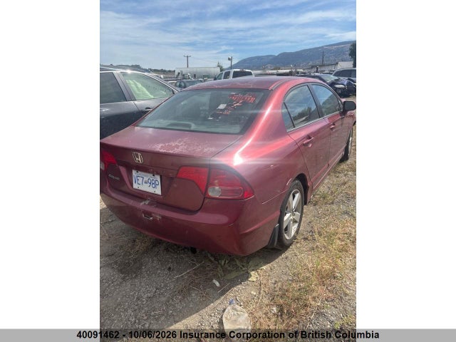 40091462 :رقم المزاد ، 2HGFA165X7H026242 vin ، 2007 Honda Civic مزاد بيع