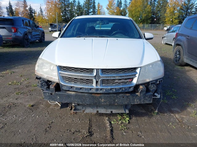 40091464 :رقم المزاد ، 1C3CDZCB1CN236977 vin ، 2012 Dodge Avenger Sxt مزاد بيع