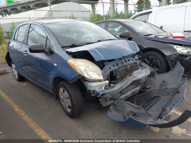 40086374 :رقم المزاد ، JTDKT923475083277 vin ، 2007 Toyota Yaris مزاد بيع