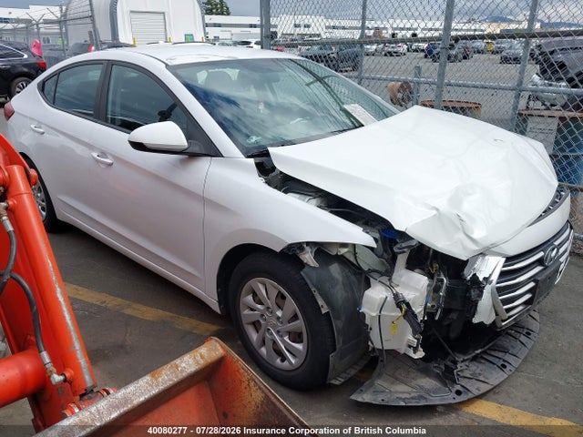 2017 Hyundai Elantra Se მანქანა იყიდება აუქციონზე, vin: 5NPD74LF6HH080374, აუქციონის ნომერი: 40080277