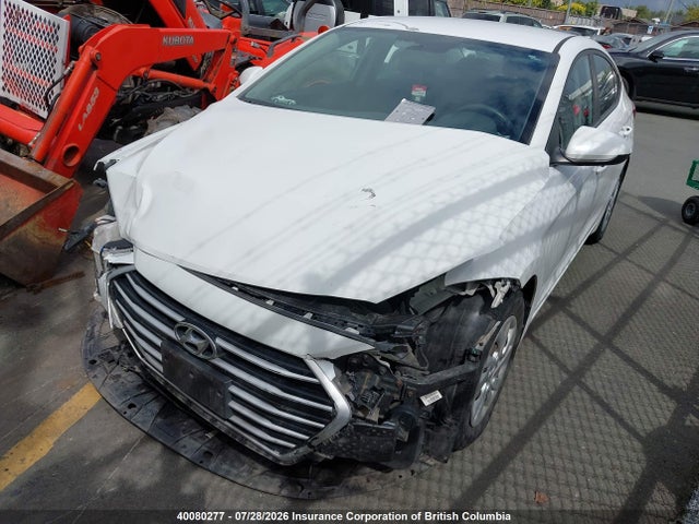 2017 Hyundai Elantra Se მანქანა იყიდება აუქციონზე, vin: 5NPD74LF6HH080374, აუქციონის ნომერი: 40080277
