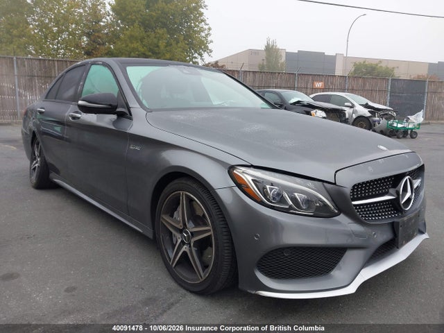 Продаж на аукціоні авто 2017 Mercedes-benz C 43 4mati Amg, vin: 55SWF6EB5HU192033, номер лоту: 40091478