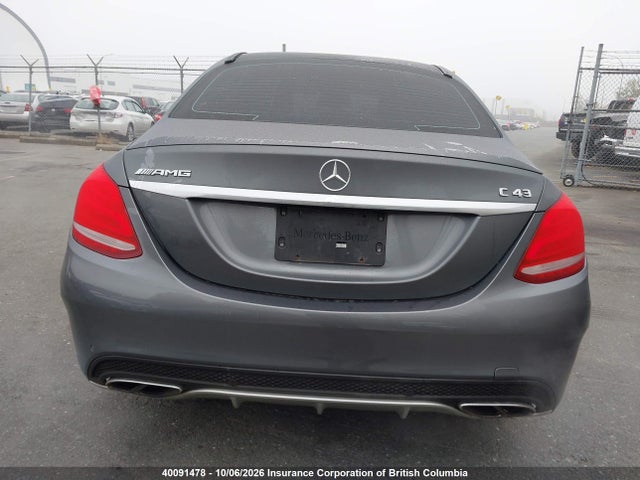 Продаж на аукціоні авто 2017 Mercedes-benz C 43 4mati Amg, vin: 55SWF6EB5HU192033, номер лоту: 40091478