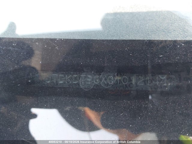 Aukcja sprzedaży 2012 Toyota Prius C, vin: JTDKDTB3XC1012144, numer aukcji: 40083210