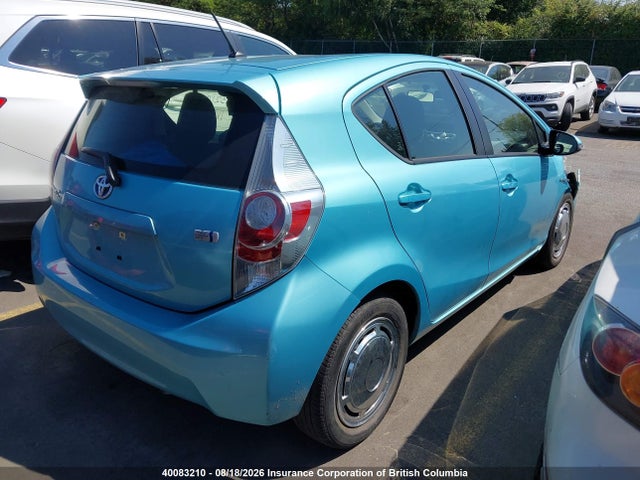 Aukcja sprzedaży 2012 Toyota Prius C, vin: JTDKDTB3XC1012144, numer aukcji: 40083210