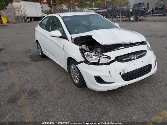 40091493 :رقم المزاد ، KMHCT4AE3GU141178 vin ، 2016 Hyundai Accent Le مزاد بيع