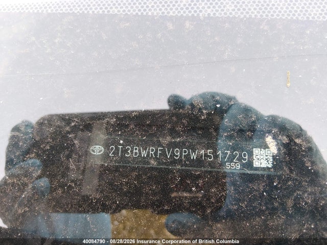 2T3BWRFV9PW151729 Toyota RAV4 LE